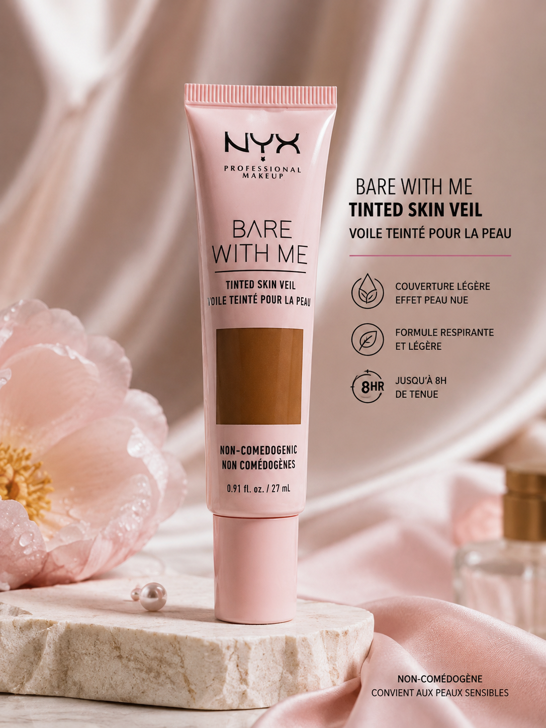 Voile Teinté Pour la Peau — NYX Bare With Me Tinted Skin Veil