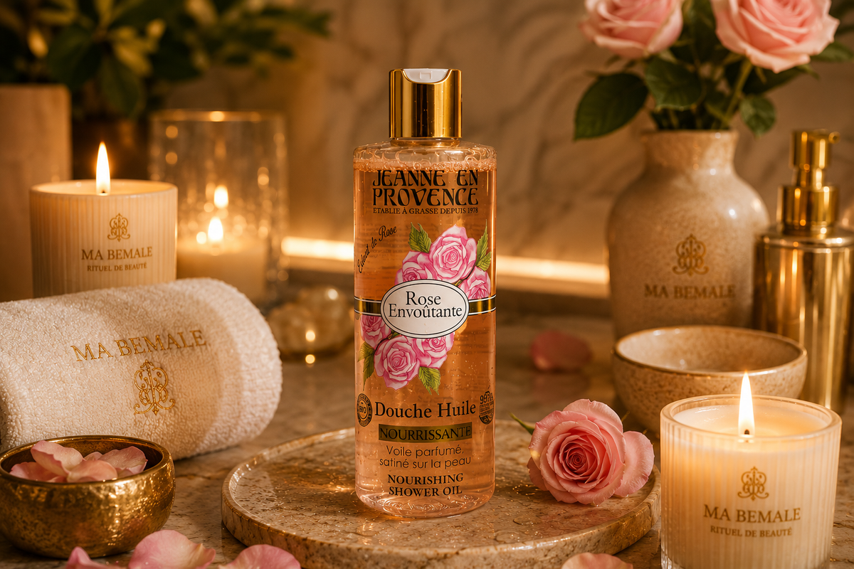 Douche Huile Nourrissante Rose Envoutante – Jeanne en Provence