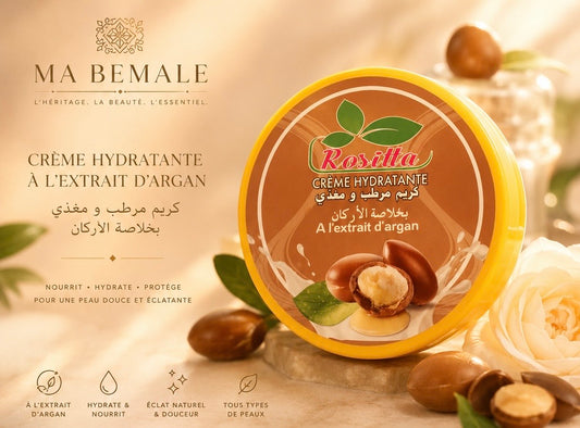Crème Hydratante à l'Extrait d'Argan – Rositta