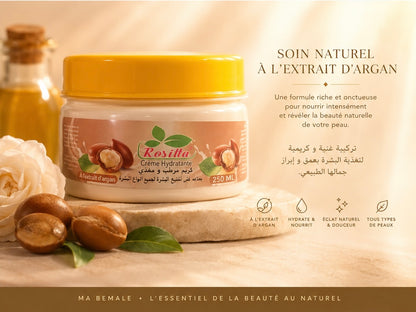 Crème Hydratante à l'Extrait d'Argan – Rositta