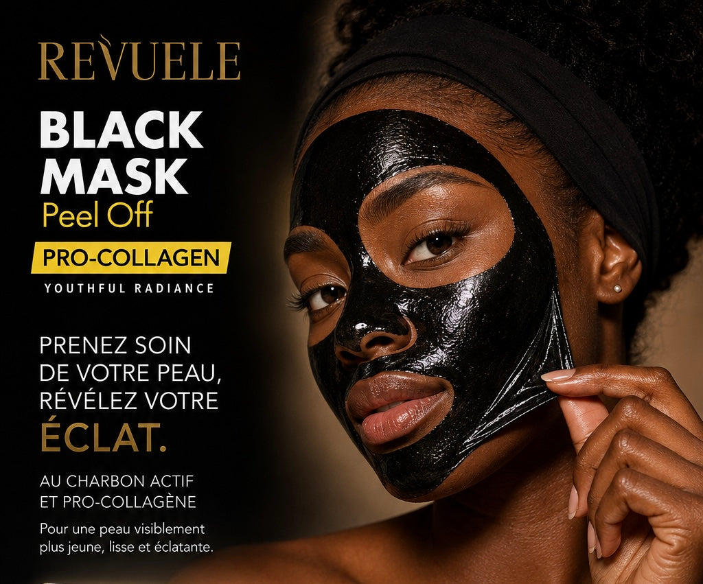 Revuele Black Mask Peel Off Pro-Collagen – Masque 3D Raffermissant