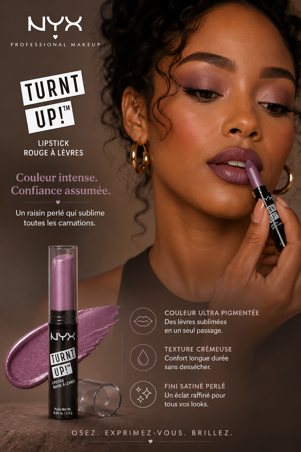 NYX Turnt Up! Lipstick – Rouge à Lèvres