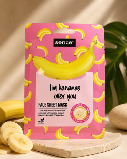 Masque Tissu Banane "I'm Bananas Over You" – Sence