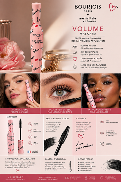 Mascara Volume Bourjois Paris x Mathilde Cabana
