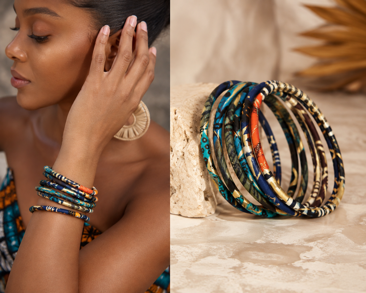 Bracelets Wax Africains
