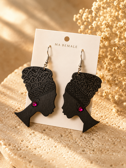 Boucles d'oreilles Reine Africaine