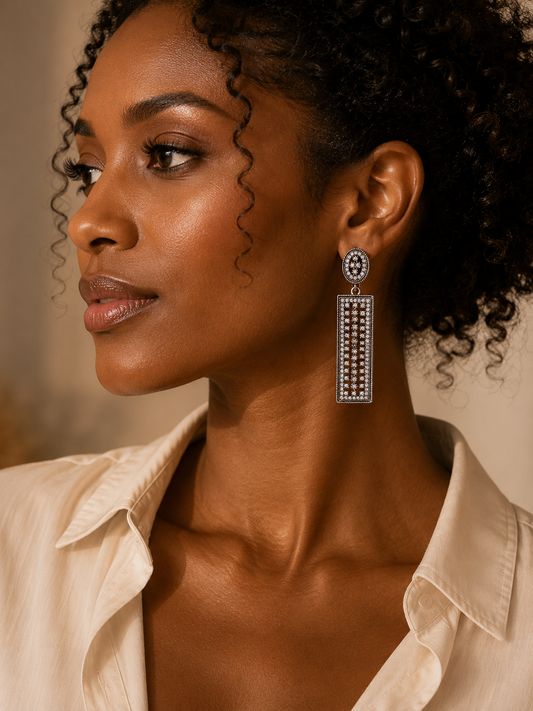 Boucles d'oreilles Constellation Dorée
