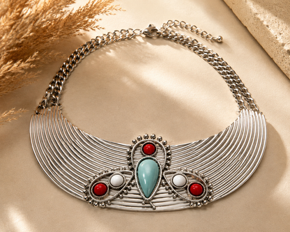 Collier Plastron Égypte Éternelle