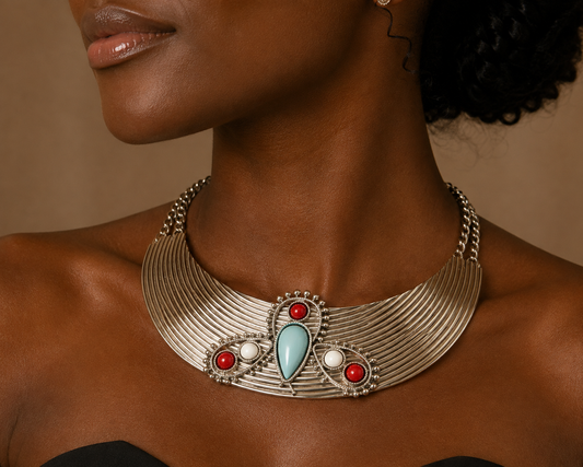 Collier Plastron Égypte Éternelle