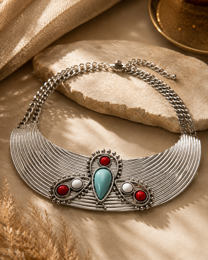 Collier Plastron Égypte Éternelle