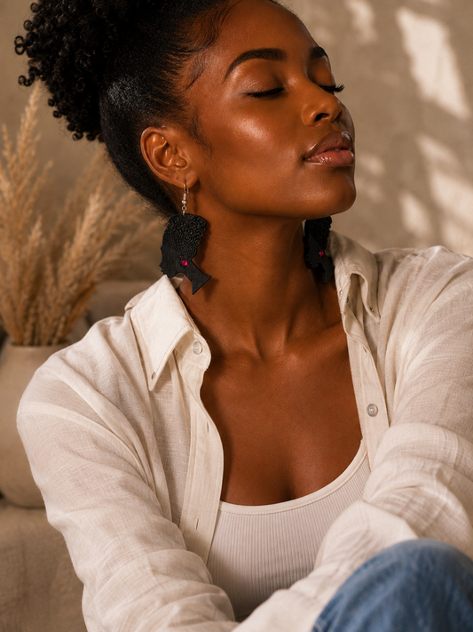 Boucles d'oreilles Reine Africaine
