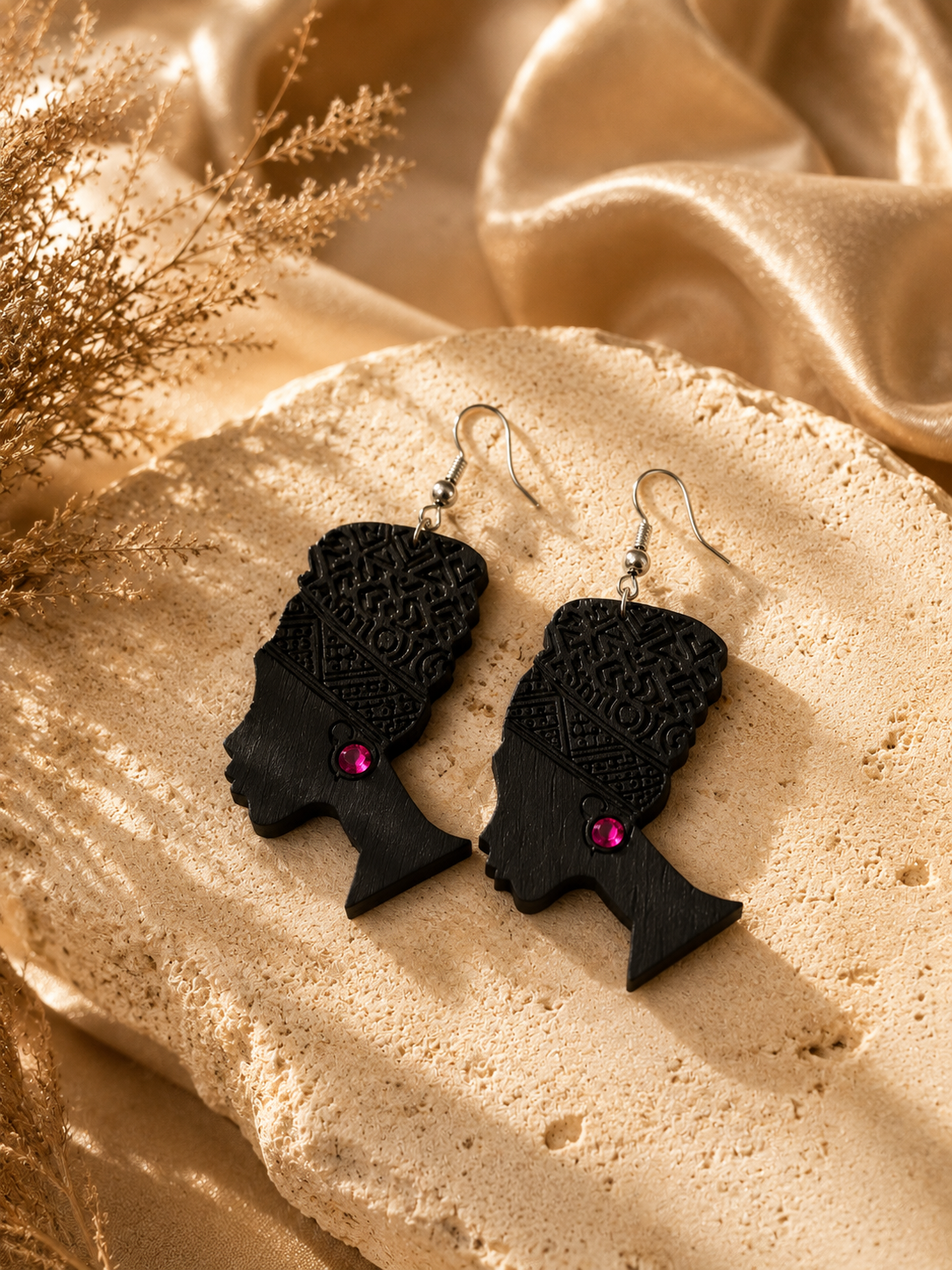 Boucles d'oreilles Reine Africaine