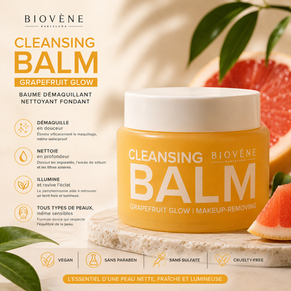 Cleansing Balm Grapefruit Glow – Biovène Barcelona