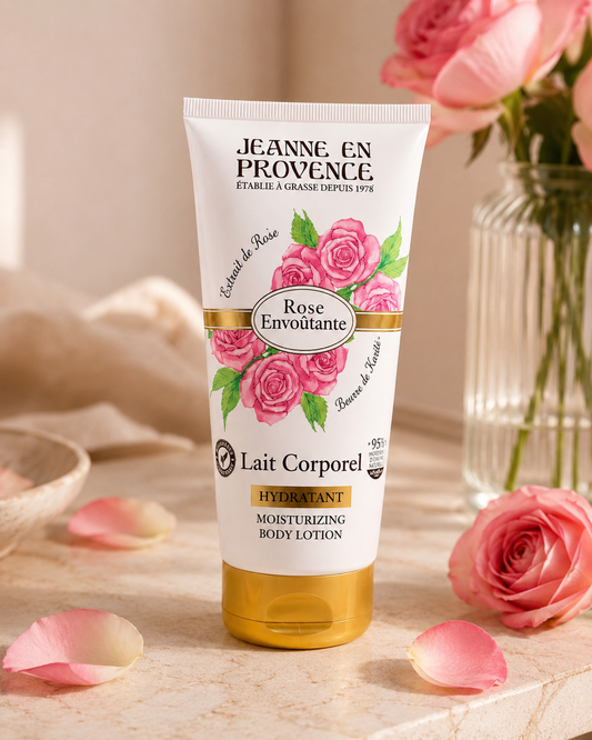 Lait Corporel Hydratant Rose Envoûtante – Jeanne en Provence