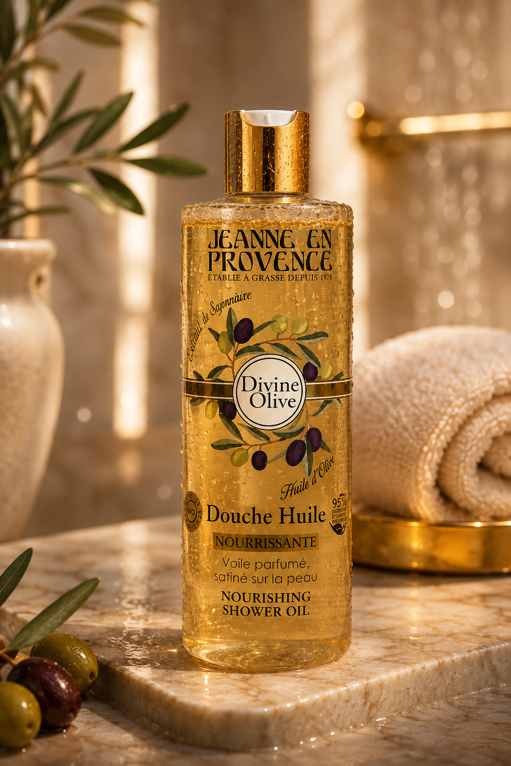Douche Huile Nourrissante Divine Olive – Jeanne en Provence