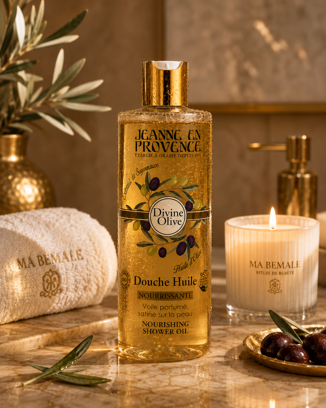 Douche Huile Nourrissante Divine Olive – Jeanne en Provence