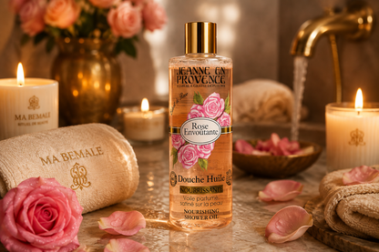 Douche Huile Nourrissante Rose Envoutante – Jeanne en Provence