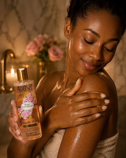 Douche Huile Nourrissante Rose Envoutante – Jeanne en Provence