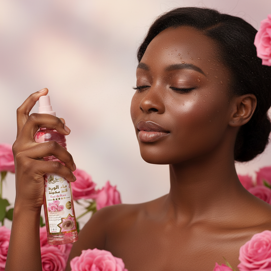 Eau de Rose – Modèle peau noire