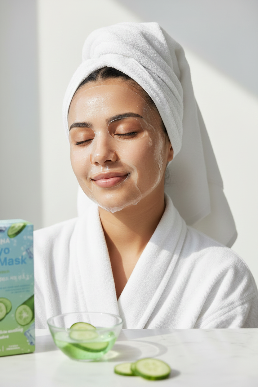 Lumiha Cryo Jelly Mask - Modèle sans concombre