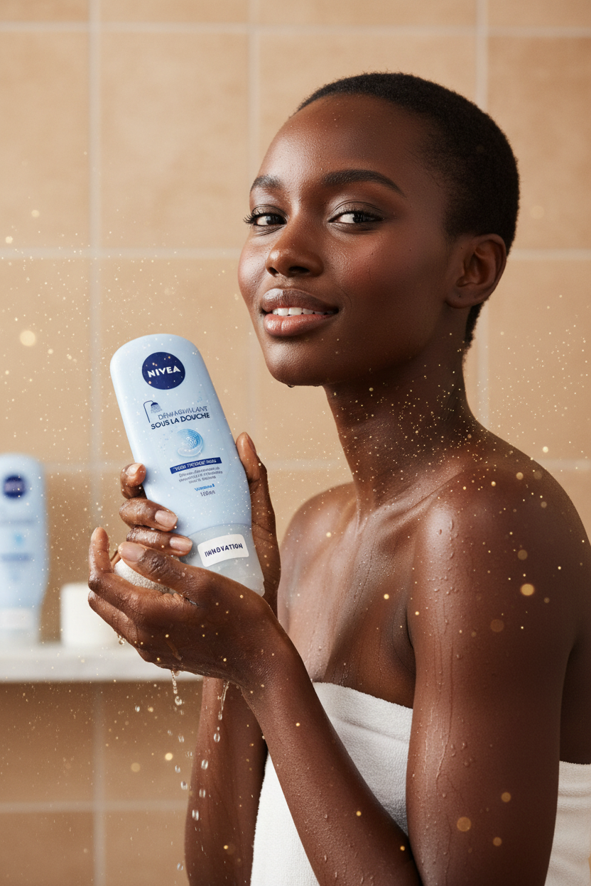 Nivea Démaquillant - Femme à peau noire