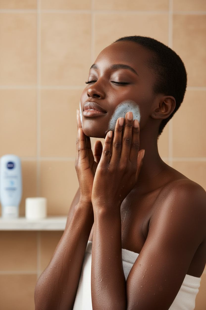 Nivea - Geste application visage
